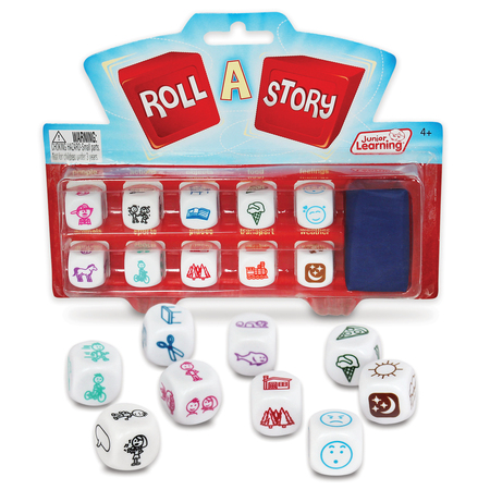 JUNIOR LEARNING Roll A Story Dice Game 144